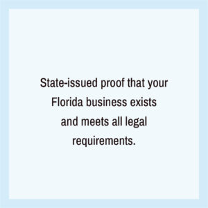 Certificate of Status