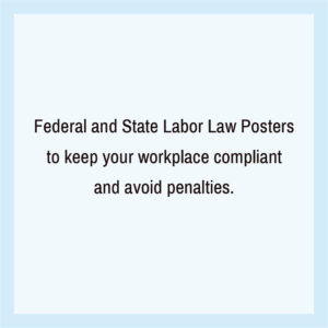 Federal and State Labor Law Posters